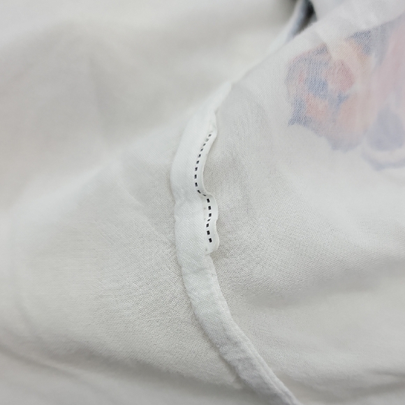 Desigual White Nature-Inspired Women's Blouse - Picture 2 of 16